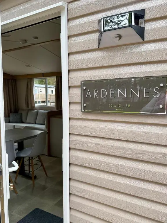 a restaurant sign on the side of a building at The Ghillie's Van - Beautiful, luxury static caravan in Aberlour