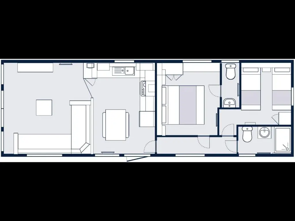 a floor plan of a house at 95 Grantown in Grantown on Spey