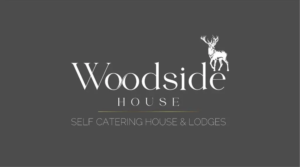 a logo for a woodridge house she gathering house and lodges at Woodside House in Crook of Alves