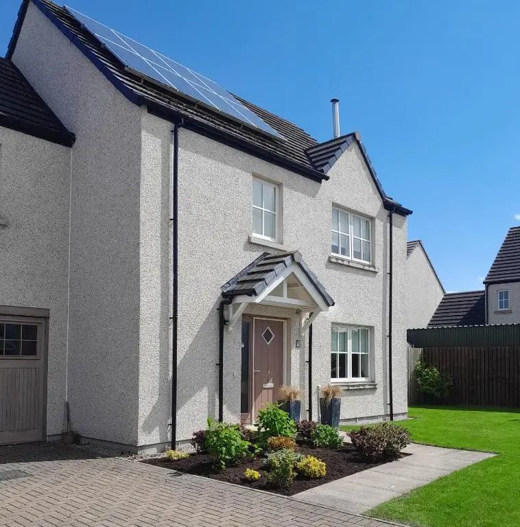 a house with a front door and a driveway at No1Dornoch in Dornoch