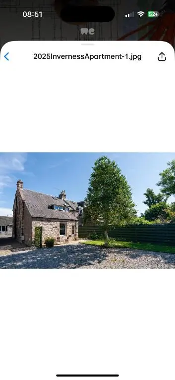 a screenshot of a webpage of a house at Hawthorn villa in Dalneigh