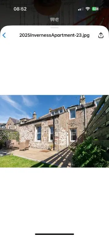 a screenshot of a webpage of a stone house at Hawthorn villa in Dalneigh