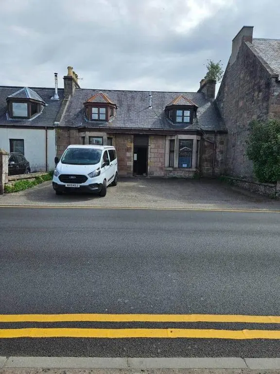 a white van parked in front of a house at Flat 4 /2 Murray Place Haugh Rd Inverness IV2 4SH in Inverness