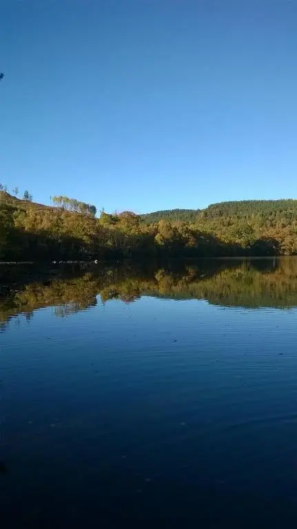 a view of a large body of water at Lochview Guesthouse in Contin