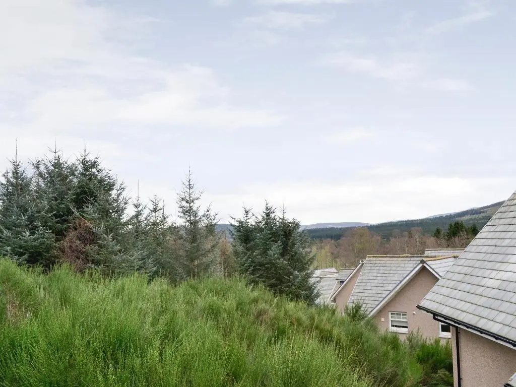 a view from the roof of a house at 32 Queens Court in Inchmarlo