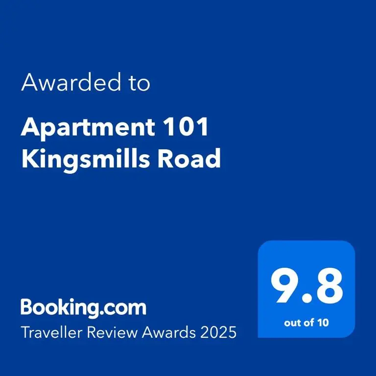 a blue sign with the text awarded to appointment kingslins road at Apartment 101 Kingsmills Road in Inverness