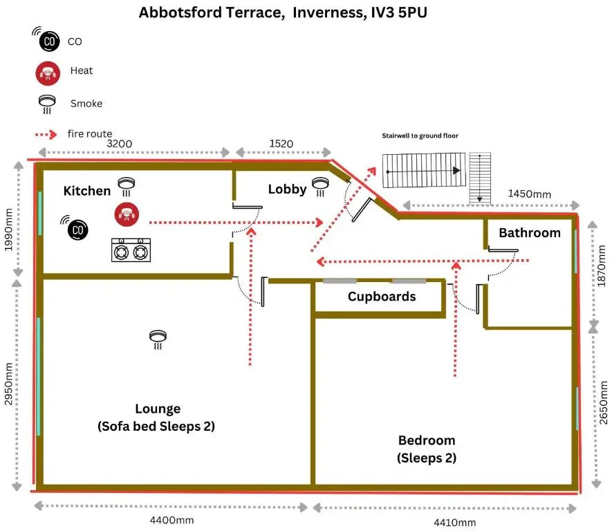 a map of the underground train station in lithuania at Ness Central Apartment - Greig Street in Inverness