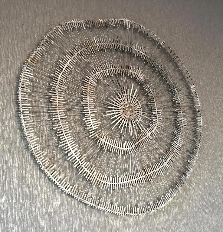 a close up of a silver plate on a table at Stotfield Hotel in Lossiemouth