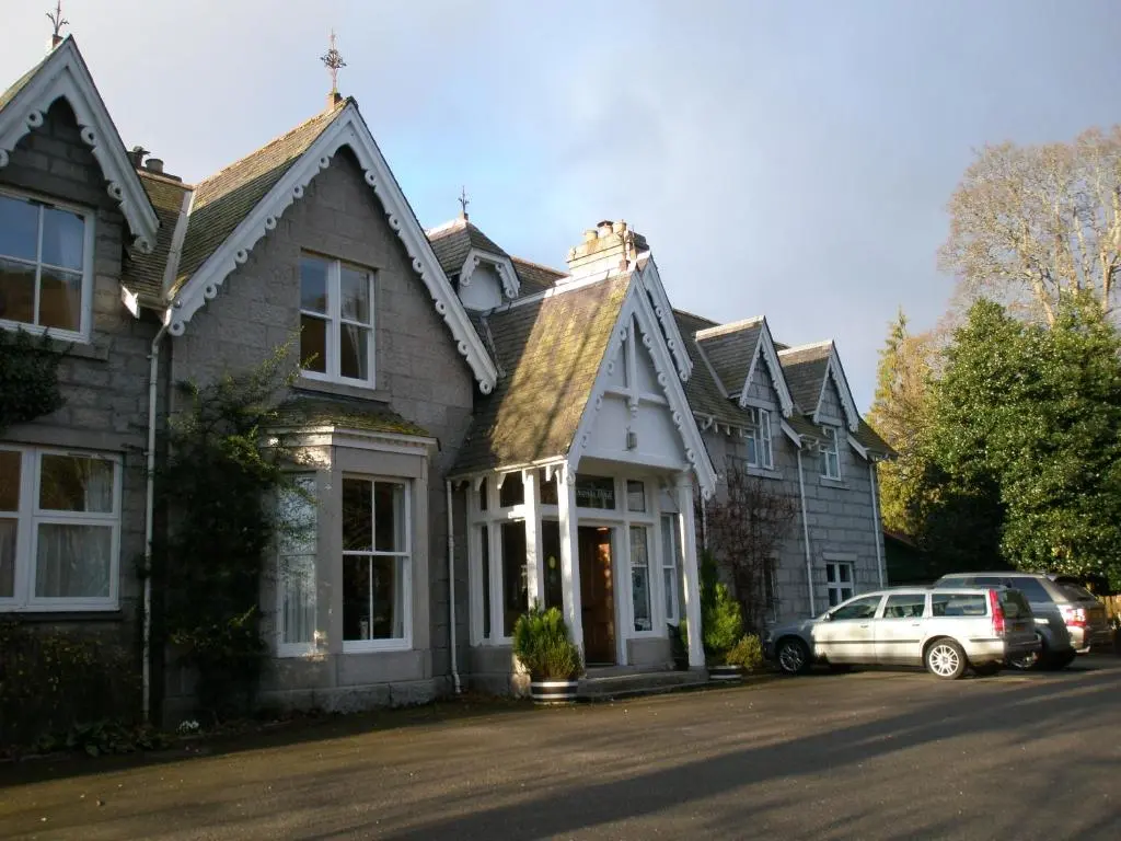 a house with a car parked in front of it at No 45, Ballater in Ballater