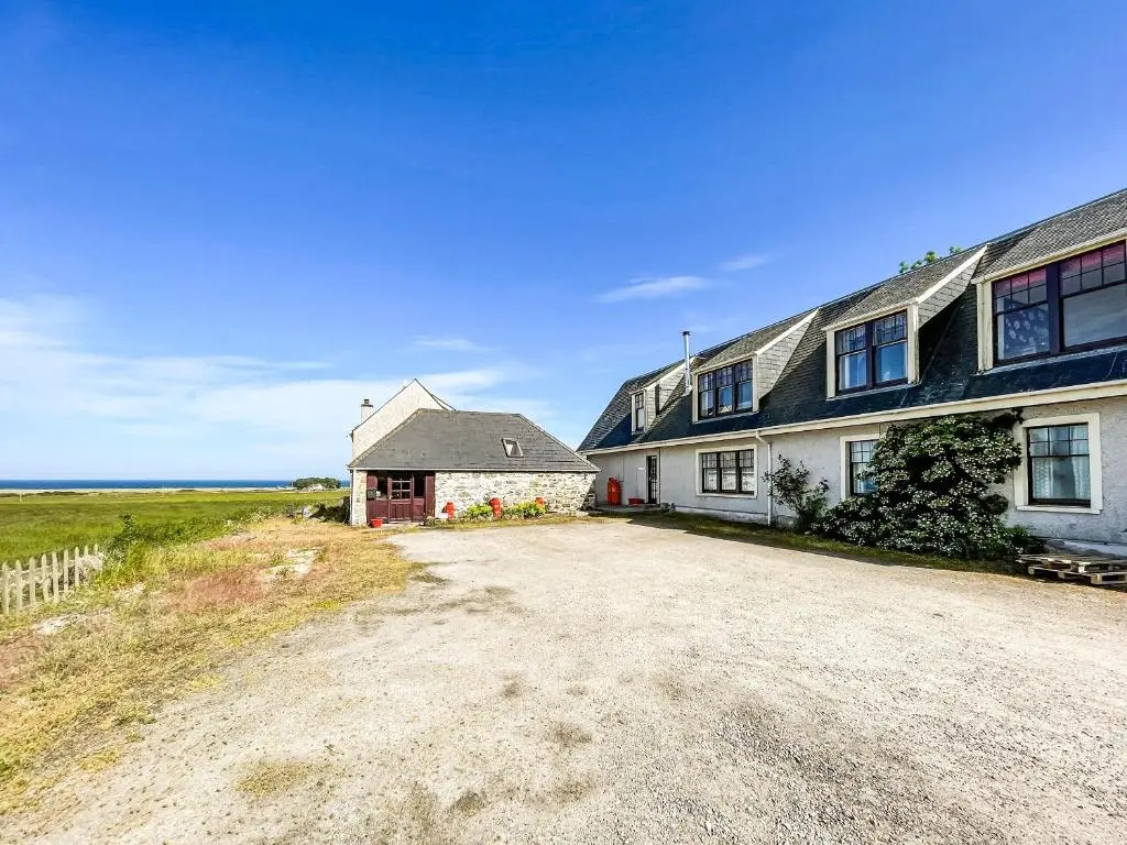 an image of a house with a driveway at Fourpenny Studio - Uk34745 in Embo