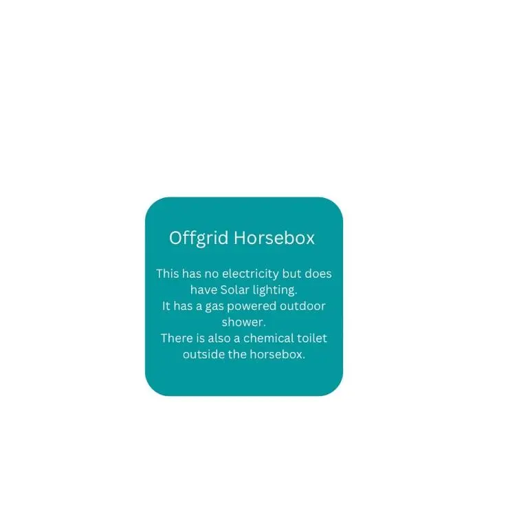 a screenshot of a cell phone with a text box at Highland Shepherd Huts in Nethy Bridge